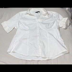 Womens White Blouse Size Large